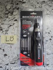 MaxSold Auction: NEW- BENCHMARK 14-in-1 Ratcheting Screwdriver Set  - Kingston (Ontario, Canada) SELLER MANAGED Downsizing Online Auction - Morenz Cresecent