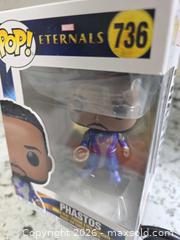 MaxSold Auction: NEW- ETERNALS- "PHASTOS" FUNKO POP - Kingston (Ontario, Canada) SELLER MANAGED Downsizing Online Auction - Morenz Cresecent