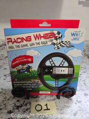 MaxSold Auction: NEW- Wii/Wii U Compatible Steering Accessory - Kingston (Ontario, Canada) SELLER MANAGED Downsizing Online Auction - Morenz Cresecent