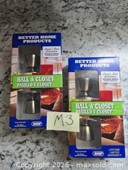 MaxSold Auction: NEW- x2 Hall & Closet Doorknob Set LOT"M3" - Kingston (Ontario, Canada) SELLER MANAGED Downsizing Online Auction - Morenz Cresecent