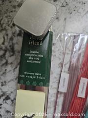 MaxSold Auction: NEW- x40 Pc. "Exotic Island" Incense Kit- LOT"K2" - Kingston (Ontario, Canada) SELLER MANAGED Downsizing Online Auction - Morenz Cresecent