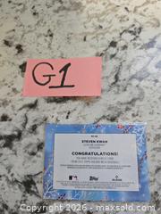 MaxSold Auction: NEW-MLB- STEVEN KWAN Jersey Card - Kingston (Ontario, Canada) SELLER MANAGED Downsizing Online Auction - Morenz Cresecent