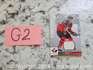 MaxSold Auction: NEW-NHL- DILLON DUBÉ Jersey Card - Kingston (Ontario, Canada) SELLER MANAGED Downsizing Online Auction - Morenz Cresecent