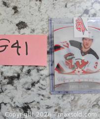 MaxSold Auction: NEW-NHL- PAVEL ZACHA ROOKIE Card - Kingston (Ontario, Canada) SELLER MANAGED Downsizing Online Auction - Morenz Cresecent
