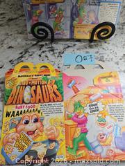 MaxSold Auction: New/RARE- McDONALDS UNUSED "DINOSAURS" Happy Meal Boxes - Kingston (Ontario, Canada) SELLER MANAGED Downsizing Online Auction - Morenz Cresecent