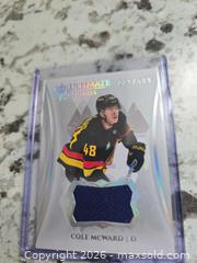 MaxSold Auction: NHL- COLE McWARD "ULTIMATE" #'d Jersey Card - Kingston (Ontario, Canada) SELLER MANAGED Downsizing Online Auction - Morenz Cresecent