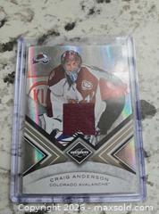 MaxSold Auction: NHL- CRAIG ANDERSEN Jersey Card - Kingston (Ontario, Canada) SELLER MANAGED Downsizing Online Auction - Morenz Cresecent