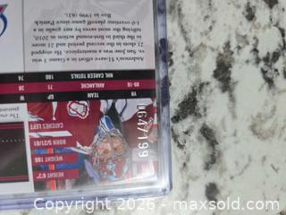 MaxSold Auction: NHL- CRAIG ANDERSEN Jersey Card - Kingston (Ontario, Canada) SELLER MANAGED Downsizing Online Auction - Morenz Cresecent