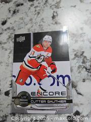 MaxSold Auction: NHL- CUTTER GAUTHIER Insert Card - Kingston (Ontario, Canada) SELLER MANAGED Downsizing Online Auction - Morenz Cresecent