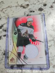 MaxSold Auction: NHL- MATIAS MACCIELLI Jersey Card - Kingston (Ontario, Canada) SELLER MANAGED Downsizing Online Auction - Morenz Cresecent