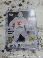 MaxSold Auction: NHL-RASMUS ANDERSSON Clear Acetate Insert Card - Kingston (Ontario, Canada) SELLER MANAGED Downsizing Online Auction - Morenz Cresecent