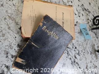 MaxSold Auction: RARE- 1893 LONGFELLOW Book LOT"P18" - Kingston (Ontario, Canada) SELLER MANAGED Downsizing Online Auction - Morenz Cresecent