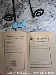 MaxSold Auction: RARE- 1936 "DAYS of WRATH" Book LOT"P11" - Kingston (Ontario, Canada) SELLER MANAGED Downsizing Online Auction - Morenz Cresecent