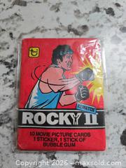 MaxSold Auction: RARE- 1979 sealed "ROCKY II" Trading Cards Pack - Kingston (Ontario, Canada) SELLER MANAGED Downsizing Online Auction - Morenz Cresecent