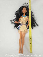 MaxSold Auction: RARE- DISNEY-12-14" POCAHONTAS Figure w Necklace  - Kingston (Ontario, Canada) SELLER MANAGED Downsizing Online Auction - Morenz Cresecent
