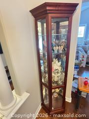 MaxSold Auction: 5 tier glass display case  - Ottawa (Ontario, Canada) SELLER MANAGED Downsizing Online Auction -  Cinnabar