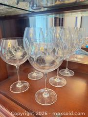 MaxSold Auction: 6 Waterford crystal wine glasses  - Ottawa (Ontario, Canada) SELLER MANAGED Downsizing Online Auction -  Cinnabar