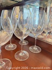 MaxSold Auction: 6 Waterford crystal wine glasses  - Ottawa (Ontario, Canada) SELLER MANAGED Downsizing Online Auction -  Cinnabar