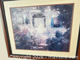 MaxSold Auction: Abbott fuller graves doorway and garden print  - Ottawa (Ontario, Canada) SELLER MANAGED Downsizing Online Auction -  Cinnabar