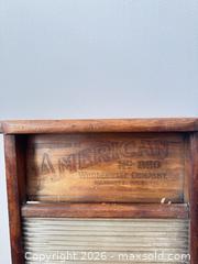 MaxSold Auction: American woodenware company washboard  - Ottawa (Ontario, Canada) SELLER MANAGED Downsizing Online Auction -  Cinnabar