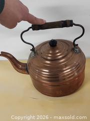 MaxSold Auction: Antique Copper Kettle - Ottawa (Ontario, Canada) SELLER MANAGED Downsizing Online Auction -  Cinnabar