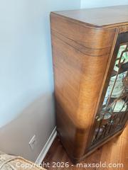 MaxSold Auction: Antique display case china cabinet  - Ottawa (Ontario, Canada) SELLER MANAGED Downsizing Online Auction -  Cinnabar