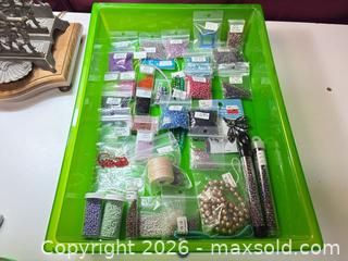 MaxSold Auction: Assorted beads and supplies lot 621 - Ottawa (Ontario, Canada) SELLER MANAGED Downsizing Online Auction -  Cinnabar