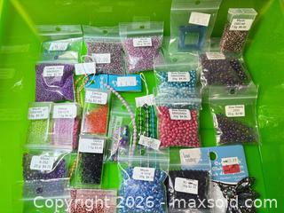 MaxSold Auction: Assorted beads and supplies lot 621 - Ottawa (Ontario, Canada) SELLER MANAGED Downsizing Online Auction -  Cinnabar