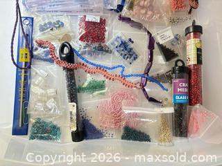 MaxSold Auction: Assorted beads and supplies lot 626 - Ottawa (Ontario, Canada) SELLER MANAGED Downsizing Online Auction -  Cinnabar