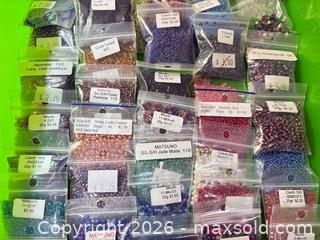 MaxSold Auction: Assorted beads lot 612 - Ottawa (Ontario, Canada) SELLER MANAGED Downsizing Online Auction -  Cinnabar