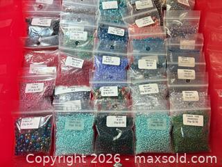 MaxSold Auction: Assorted beads lot 613 - Ottawa (Ontario, Canada) SELLER MANAGED Downsizing Online Auction -  Cinnabar