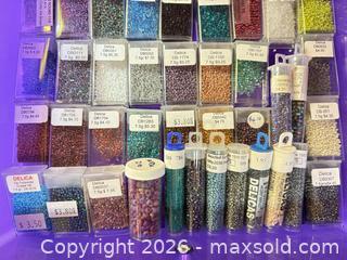 MaxSold Auction: Assorted beads lot 618 - Ottawa (Ontario, Canada) SELLER MANAGED Downsizing Online Auction -  Cinnabar