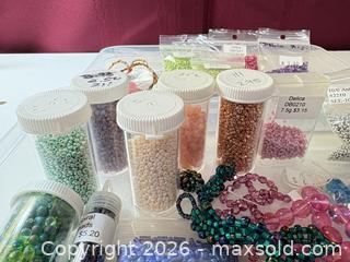 MaxSold Auction: Assorted beads lot 623 - Ottawa (Ontario, Canada) SELLER MANAGED Downsizing Online Auction -  Cinnabar