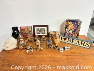 MaxSold Auction: Assorted bear decor lot 422 - Ottawa (Ontario, Canada) SELLER MANAGED Downsizing Online Auction -  Cinnabar