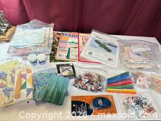 MaxSold Auction: Assorted crafting supplies, Scrapbooking, Ribbon, Hole punches, Christmas lot 654 - Ottawa (Ontario, Canada) SELLER MANAGED Downsizing Online Auction -  Cinnabar