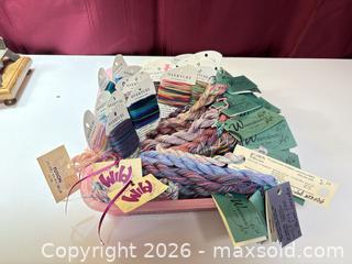 MaxSold Auction: Assorted needlepoint cotton collection lot 627 - Ottawa (Ontario, Canada) SELLER MANAGED Downsizing Online Auction -  Cinnabar