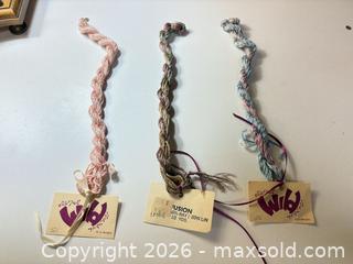 MaxSold Auction: Assorted needlepoint cotton collection lot 627 - Ottawa (Ontario, Canada) SELLER MANAGED Downsizing Online Auction -  Cinnabar