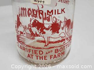 MaxSold Auction: Avery Farms Milk Bottle  - Ottawa (Ontario, Canada) SELLER MANAGED Downsizing Online Auction -  Cinnabar