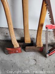 MaxSold Auction: Axes and Saws Lot - Ottawa (Ontario, Canada) SELLER MANAGED Downsizing Online Auction -  Cinnabar