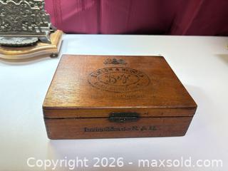 MaxSold Auction: Benson & Hedges cigar box - Ottawa (Ontario, Canada) SELLER MANAGED Downsizing Online Auction -  Cinnabar