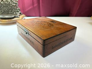 MaxSold Auction: Benson & Hedges cigar box - Ottawa (Ontario, Canada) SELLER MANAGED Downsizing Online Auction -  Cinnabar