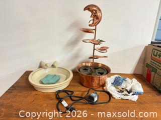 MaxSold Auction: Bird bath and fountain - Ottawa (Ontario, Canada) SELLER MANAGED Downsizing Online Auction -  Cinnabar
