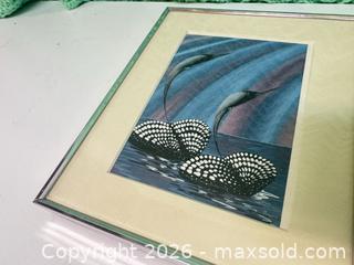 MaxSold Auction: Brown, two loon prints  - Ottawa (Ontario, Canada) SELLER MANAGED Downsizing Online Auction -  Cinnabar