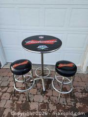 MaxSold Auction: Budweiser NFL Superbowl 43 Tampa Patio Set Pittsburgh Steelers - Ottawa (Ontario, Canada) SELLER MANAGED Downsizing Online Auction -  Cinnabar