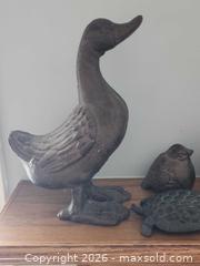 MaxSold Auction: Cast Iron Duck doves Turtle Fairy - Ottawa (Ontario, Canada) SELLER MANAGED Downsizing Online Auction -  Cinnabar