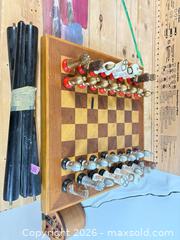 MaxSold Auction: Chessboard with legs and set - Ottawa (Ontario, Canada) SELLER MANAGED Downsizing Online Auction -  Cinnabar