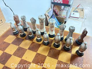 MaxSold Auction: Chessboard with legs and set - Ottawa (Ontario, Canada) SELLER MANAGED Downsizing Online Auction -  Cinnabar