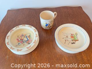MaxSold Auction: Children's Cereal bowls and mug - Royal doulton, H&K - Ottawa (Ontario, Canada) SELLER MANAGED Downsizing Online Auction -  Cinnabar