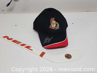 MaxSold Auction: Chris Neil Signed Senstors Hat And Mini Stick - Ottawa (Ontario, Canada) SELLER MANAGED Downsizing Online Auction -  Cinnabar