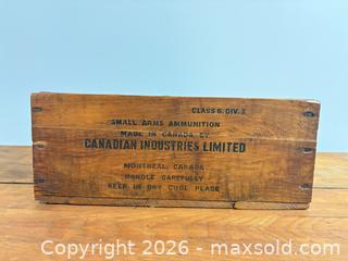 MaxSold Auction: CIL Advertising box lot 405 - Ottawa (Ontario, Canada) SELLER MANAGED Downsizing Online Auction -  Cinnabar